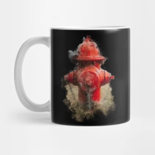 Fire hydrant artistic style Mug